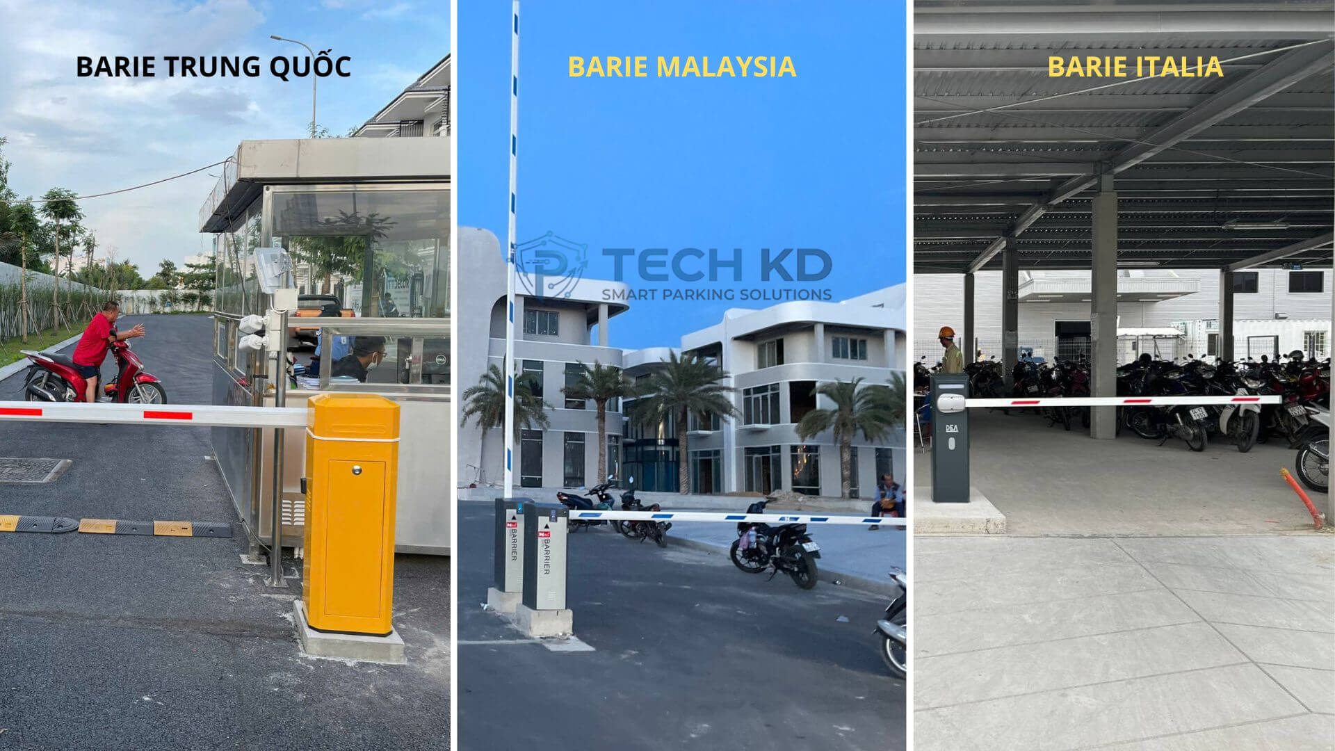 So Sánh Các Dòng Barie Phổ Biến Theo Từng Phân Khúc